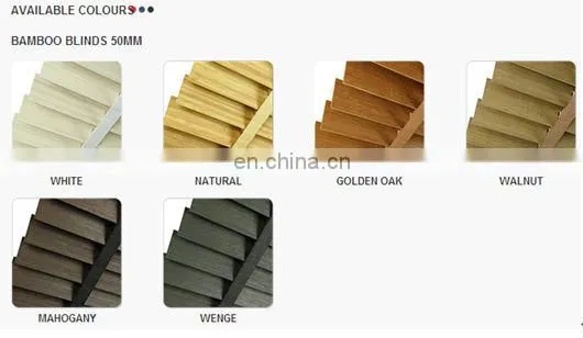 bamboo window shades