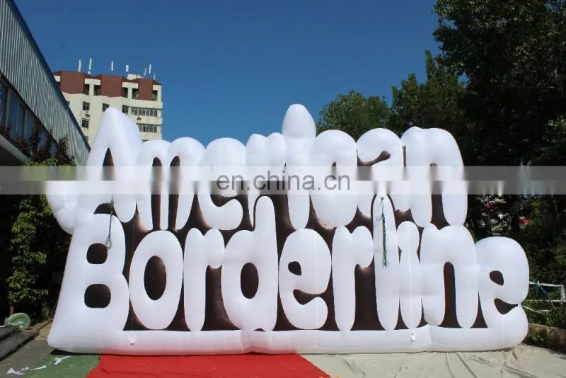 customized inflatable letter ,inflatable logo ,inflatable advertising