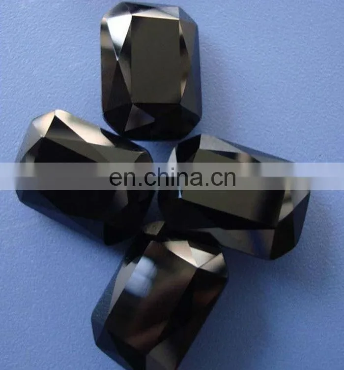 Octagon shape 10*14mm size crystal fancy stone for garment accessories
