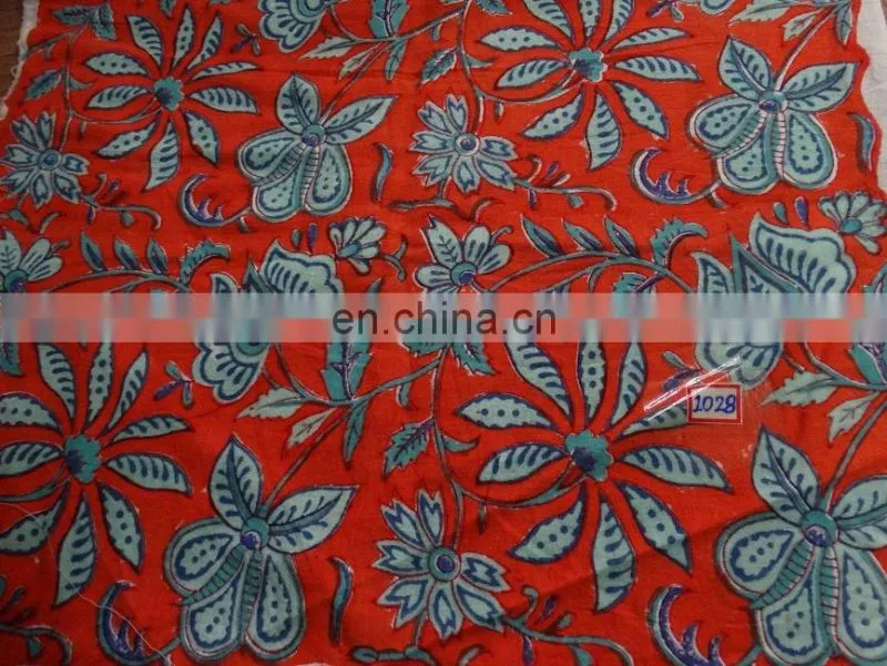 Vhb 06 Beautiful Leaf pattern Blue Cotton Indigo Dabu Hand Block Cotton fabric Manufacturer from Jaipur