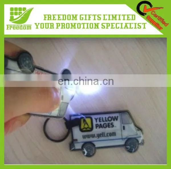 Hot Selling Customized Logo LED Keychain
