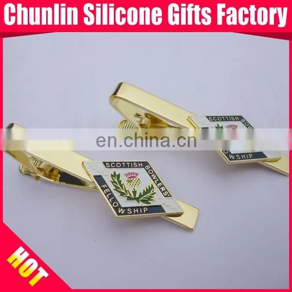 High quality metal tie clip / custom metal tie bar / own design tie clip