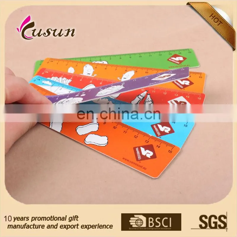 Factory manufacture high quality promotional gift pvc plastic ruler