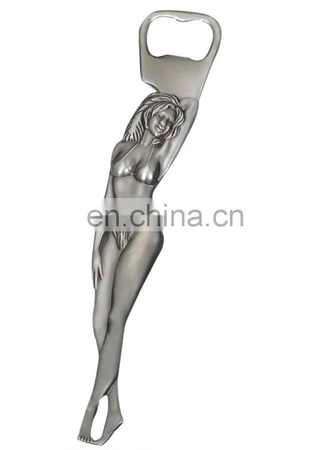 2014 new design zinc alloy souvenir custom logo alaska botttle opener keychain