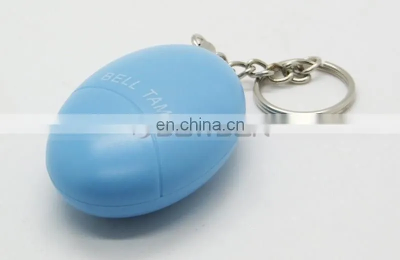 125dB Fright Loud Mini Egg Key Chain Personal Burglar Alarm Safe Ball Alert