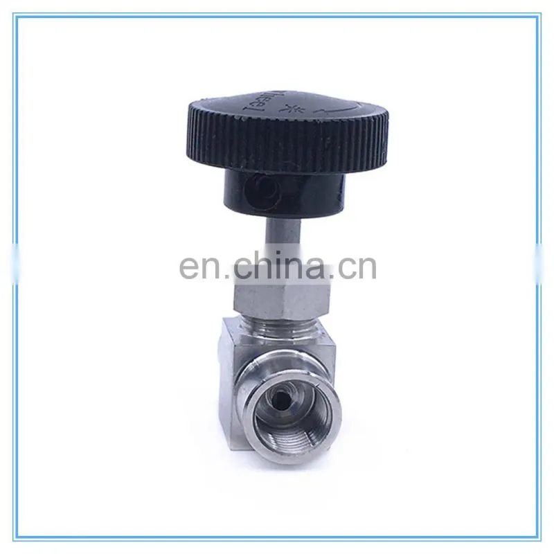 1/8" 1/4" 3/8" 1/2" BSP Equal female Thread SS 304 Stainless Steel Flow Control shut off Needle Valve