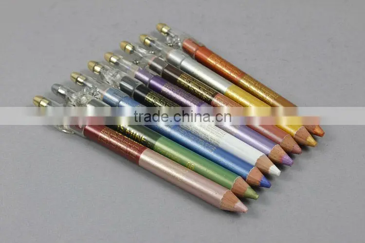 16 colors waterproof colored eyeliner pencil