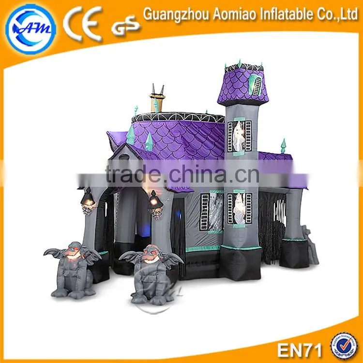 Decorative halloween inflatable haunted house for sale