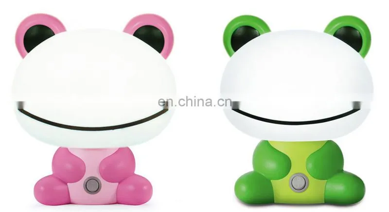 Amazing animal style night light cartoon abs plastic lamp bed light for kids