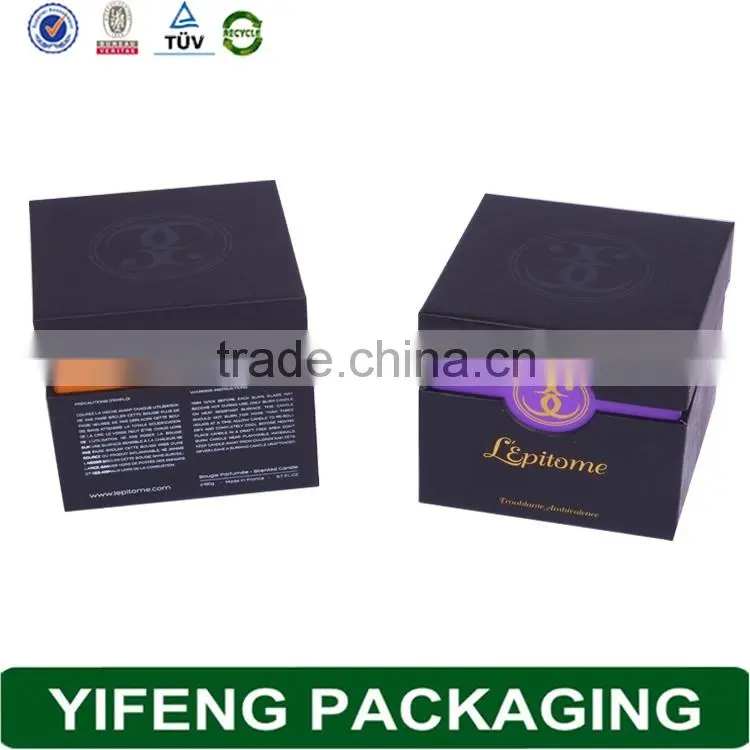 YiFeng Luxury Custom Gift Packaging Paper Cardboard Candle Box