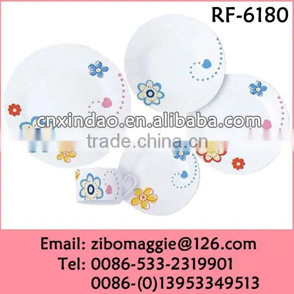 Professionla Zibo Made Promotion Tableware Ceramic Chinese Dinnerware Set