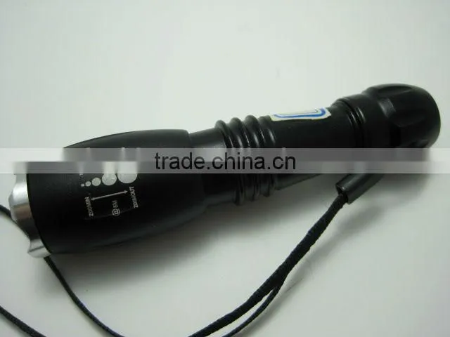 power light mini led torch adjustable focus led flashlight