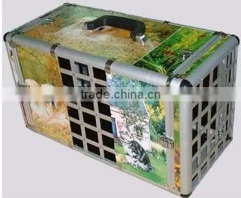 2014 new design best quality aluminium pet case,pet carry case,pet house with strong handle and safe lock