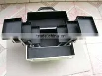 2015 new design Aluminum tattoo kit case, Aluminum Cosmetics case , makeup case with mirror and lock