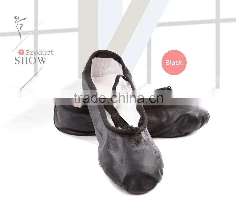 Wholesale Full Leather Split-sole Ballet Slippers (5130)