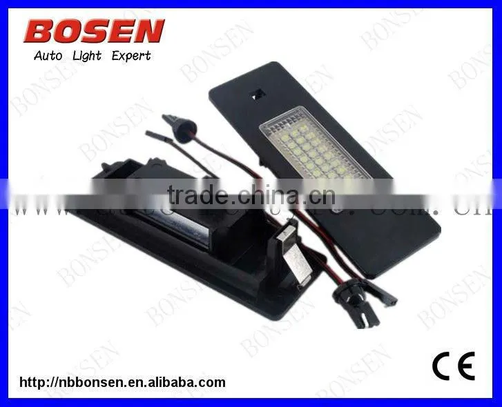 E87 led licence plate light