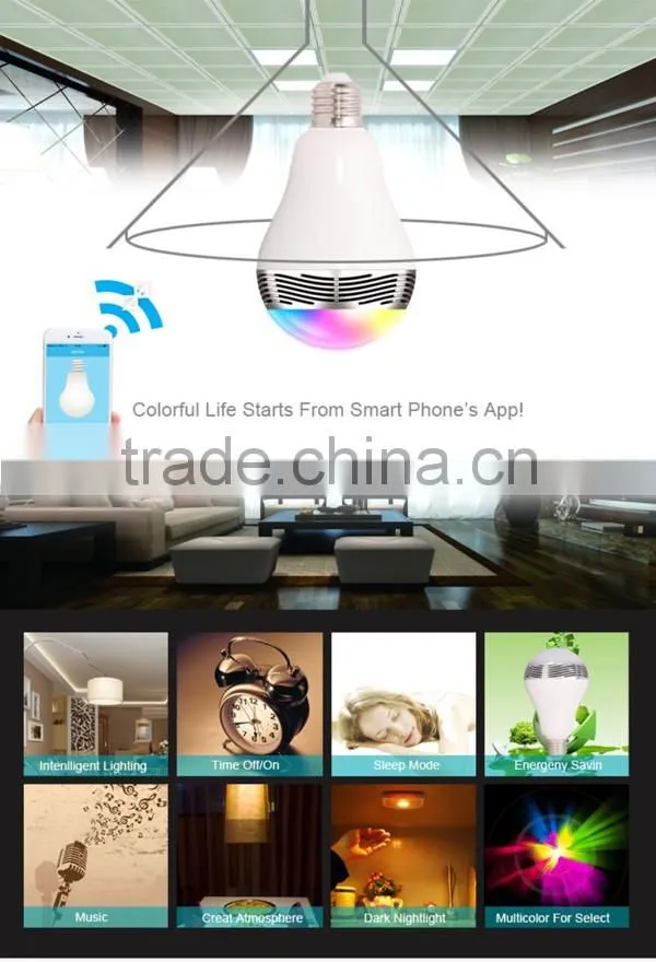 manufacturor 2016 blutooth speaker,led bulb speaker,partable speaker