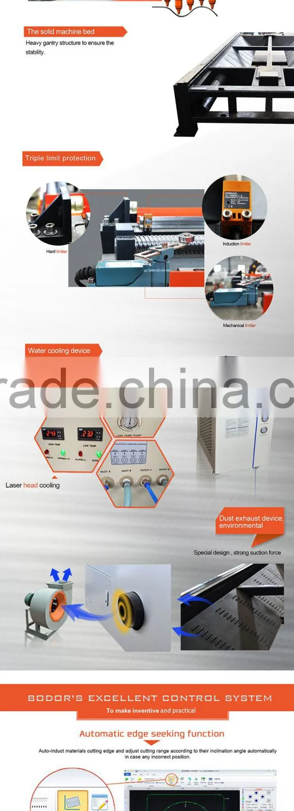 500W Metal Fiber Laser Cutting Machine