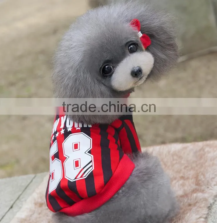 2016 new model yellow red S/M/L/XL/XXL size pet costumes for dog