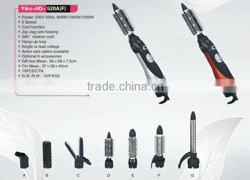 5 in 1 electric hair styler