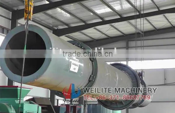 Low Cost Continuous Wood Rotary Drum Dryer