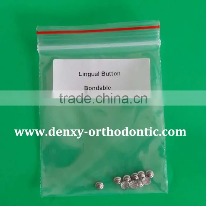 Bondable lingual buttons/orthodontic lingual material/orthodontic manufacturer