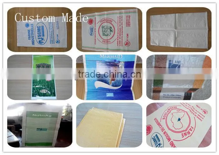 China pp woven sack for rice,seed,animal feed,sugar,flour ,build materail ect for 25kg/50kg