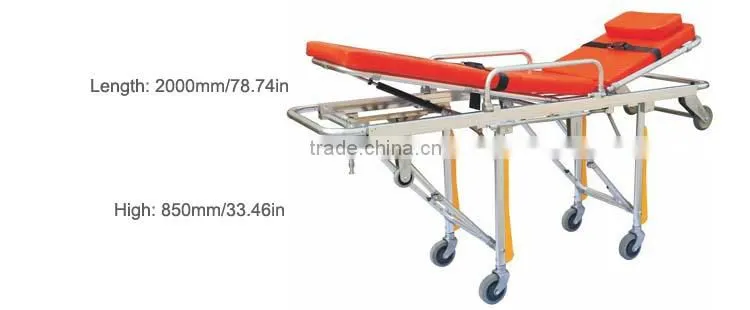 Used High Quality Multi-level Ambulance Stretcher Sizes
