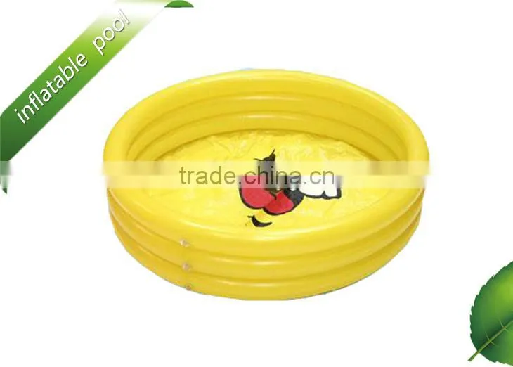 Mini yellow inflatable swimming pool toys , inflatable swimming pools ,inflatable pool toy