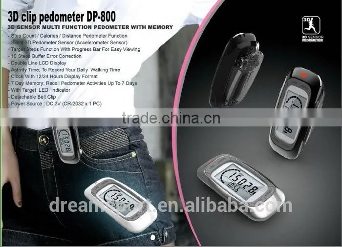 Hot Portable Sports Pedometer,Practical Counter Sensor,Plastic Cheap Pedometer