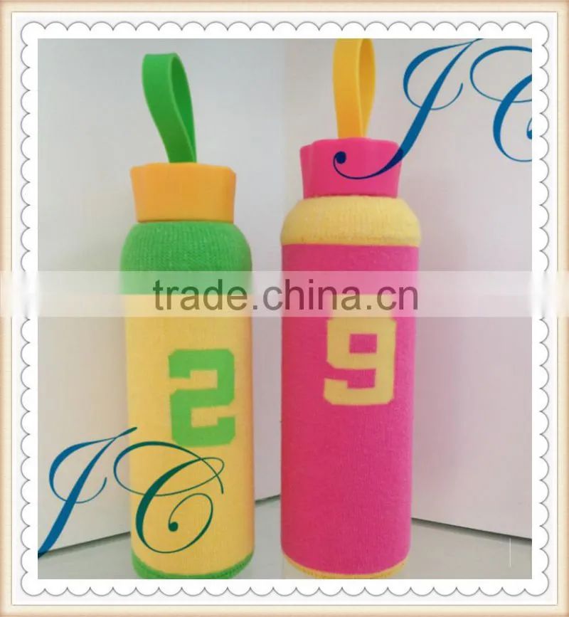 Popular good looking Advertising colorful water bottle Cup Sleeve for promotion