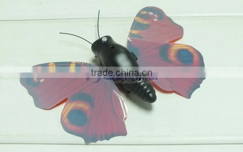 Inner Motor Drive Keep Butterfly Fan Color Wing Flying Best Solar Insect Beast Toys