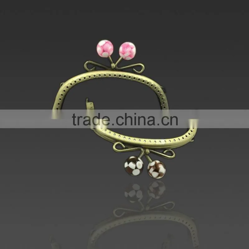 8.5CM kiss ball lock coin purse frame DIY scew clutch purse frame bag frame DIY metal purse frame purse clip