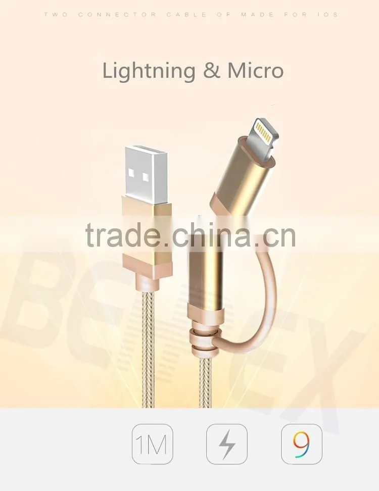 Innovative 2-in-1 USB Extension Wholesale Cable