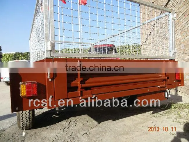 Painted box trailer, utility trailer, cage trailer
