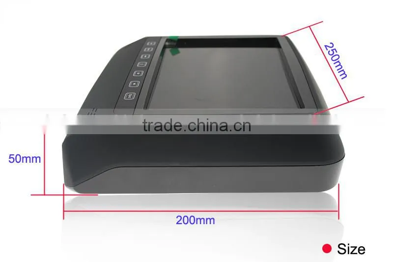 9" digital headrest DVD player without pillow