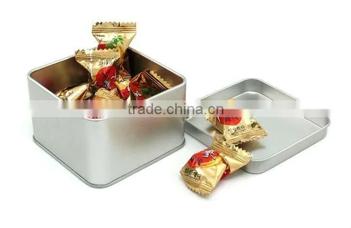 square candy tin box