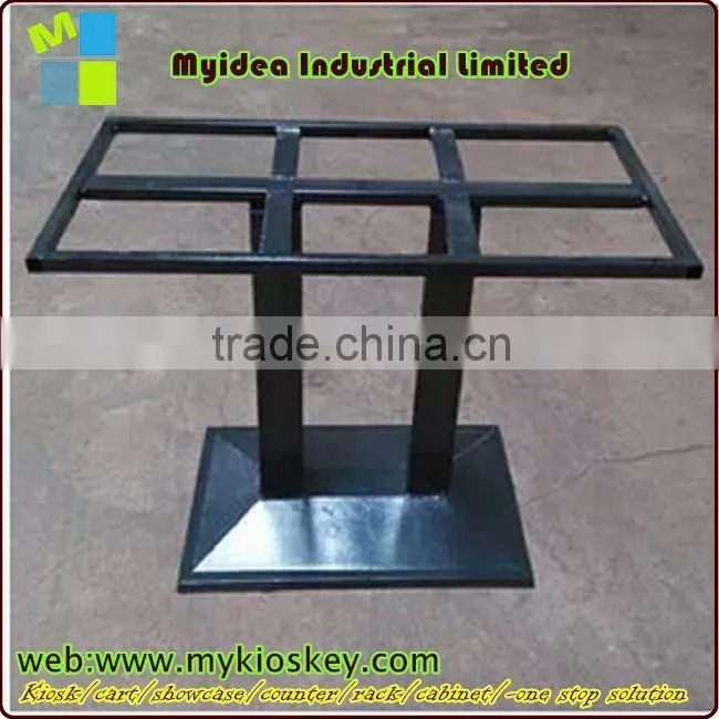 HS-A067 round table base chrome metal gold plating machine base for marble table outdoor furniture