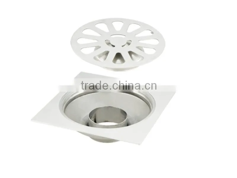 stainless steel 201 352H Square stainless steel floor drain
