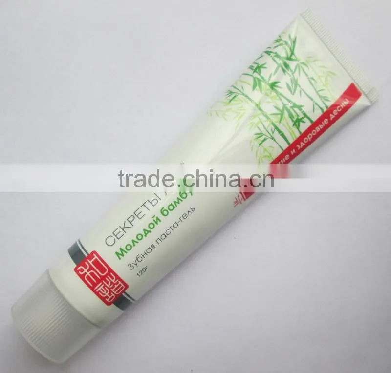 new design laminated tube for toothpaste,plastic&aluminum laminate tube for cosmetics