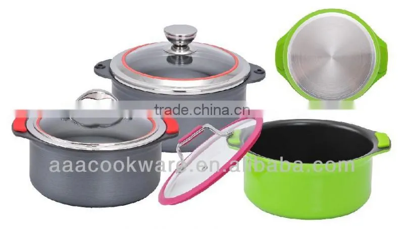 High Temperature Coating Hard Anodized Aluminium Casserole