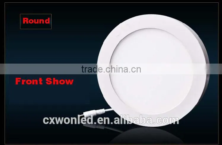 led panel light surface mounted 6W 12W 18W LED surface panel light