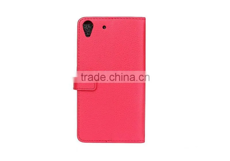 with Photo Frame PU Flip Case for Huawei Y6 Litchi Grain Card Slot Leather Wallet Cover Case MT-5673