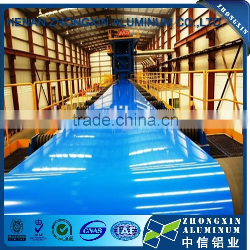 Factory price blue PVDF color aluminum coil manufacturer