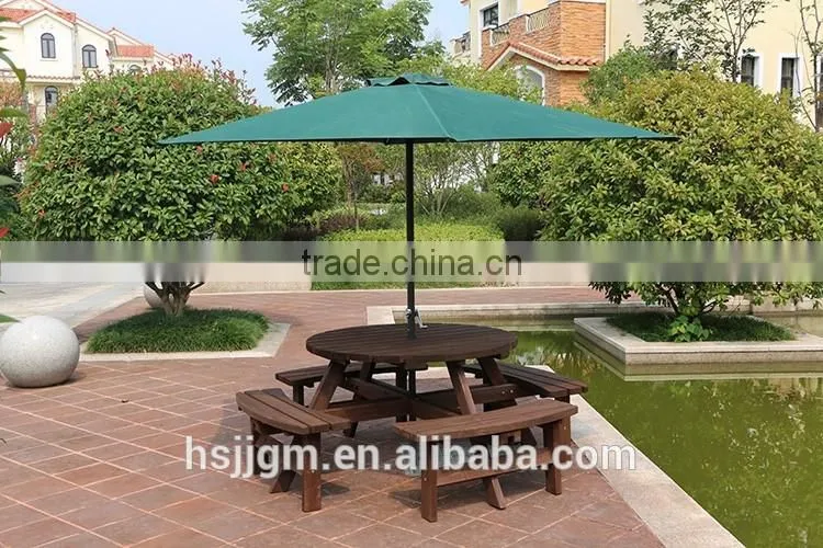 outdoor wooden antique picnic table