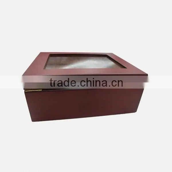 High-end Cherry wood Customized humidor with humidifier CY-L811