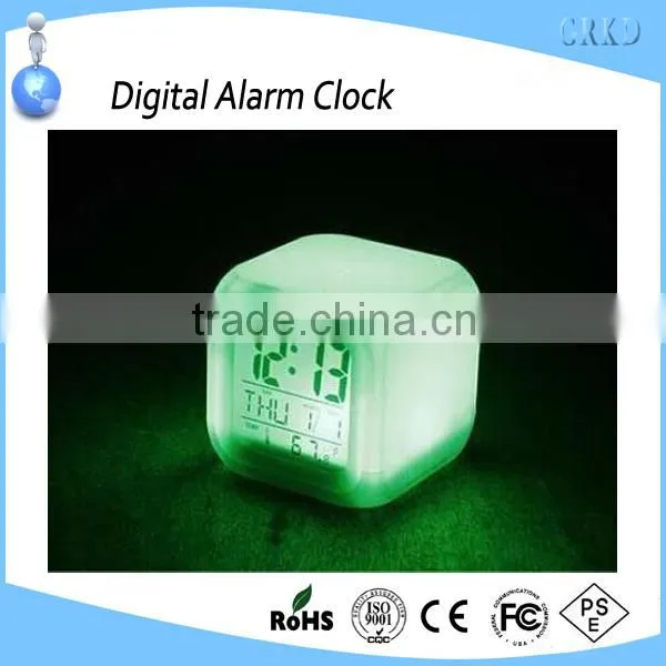 Chinese WholeSale Funny Digital LED Color Changing Alarm Clock