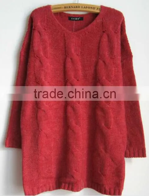 ladies' hot sell knitted sweaters