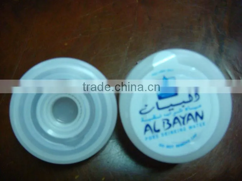 Automatic 5 gallon cap label sealing machine