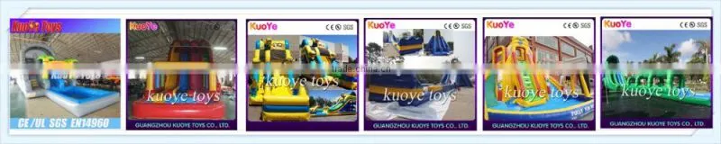 2016 new kids inflatable water park with pool on sale